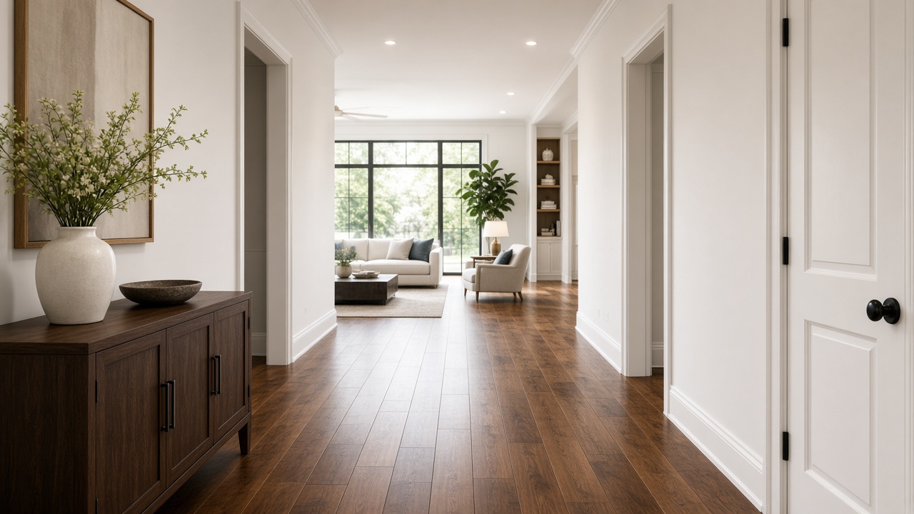 Finished luxury home interior placeholder
